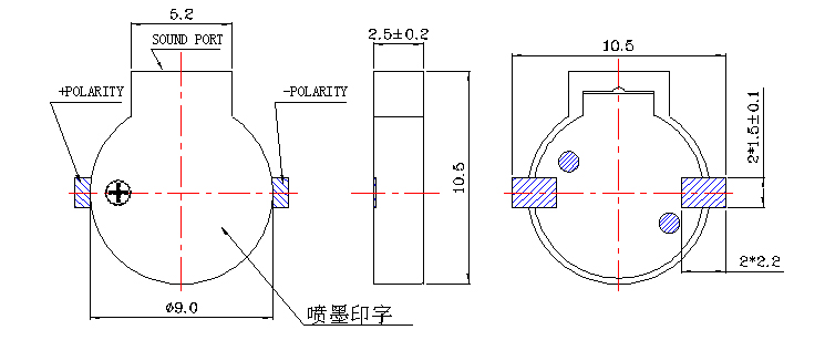 無源蜂鳴器SMD-090025H